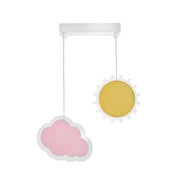 Светильник подвесной «Рассвет» LED 36 Вт цветной 30×5×60 см