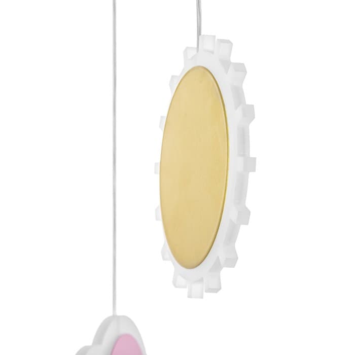 Светильник подвесной «Рассвет» LED 36 Вт цветной 30×5×60 см