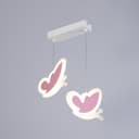 Светильник подвесной «Бабочки» LED 32 Вт розовый 35×5×60 см