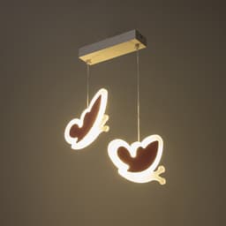 Светильник подвесной «Бабочки» LED 32 Вт розовый 35×5×60 см