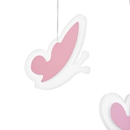 Светильник подвесной «Бабочки» LED 32 Вт розовый 35×5×60 см