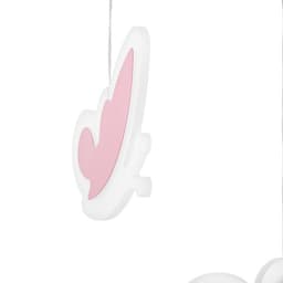 Светильник подвесной «Бабочки» LED 32 Вт розовый 35×5×60 см