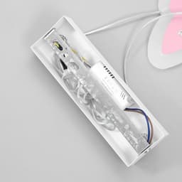 Светильник подвесной «Бабочки» LED 32 Вт розовый 35×5×60 см