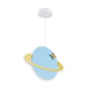 Светильник подвесной «Планета» LED 24 Вт голубой 30×5×60 см