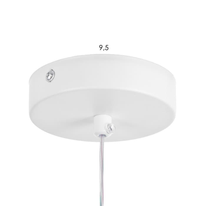 Светильник подвесной «Планета» LED 24 Вт голубой 30×5×60 см