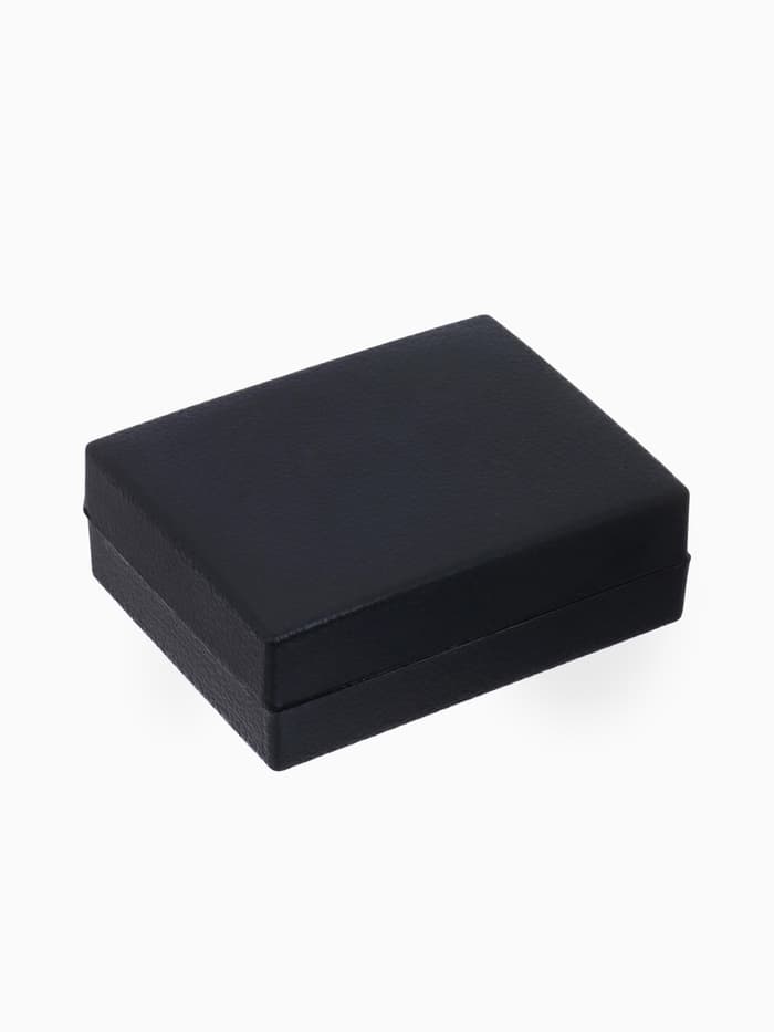 Набор мужской стальной «Запонки + Зажим для галстука», брутальность, чёрный в серебре