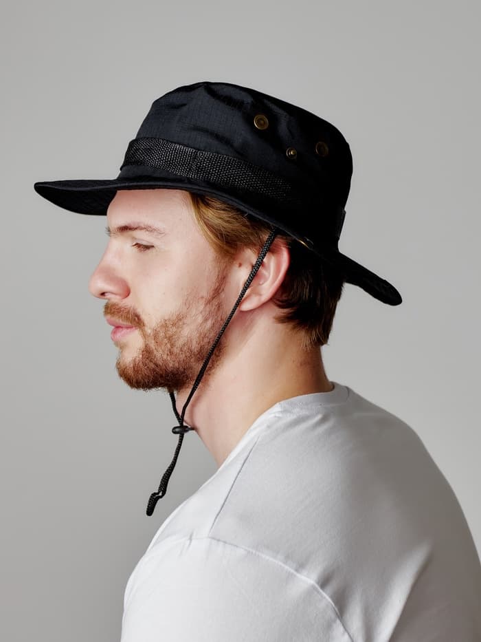 Панама тактическая Storm tactic, до 60 см, черная