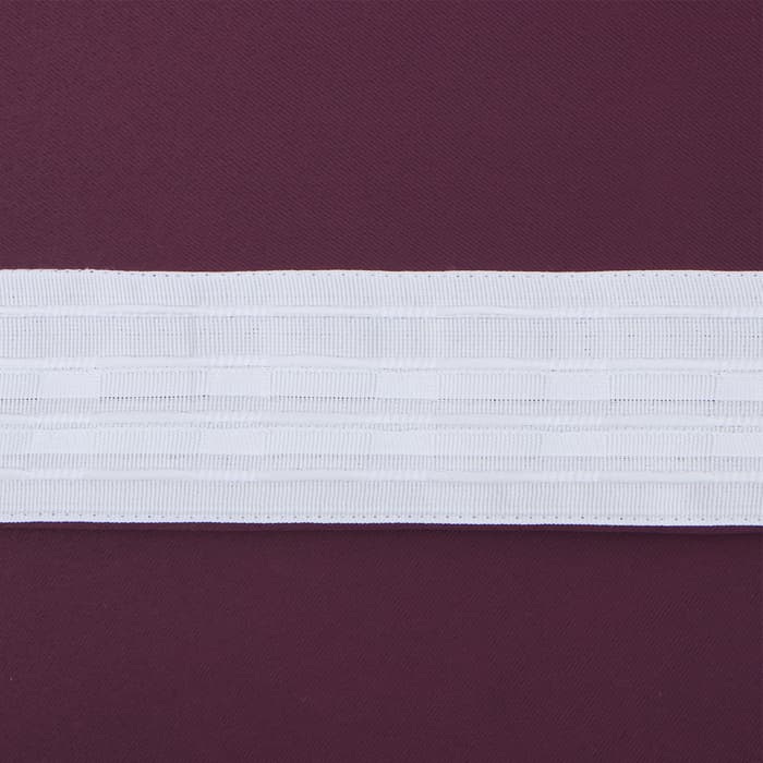 Штора блэкаут портьерная «Этель», 145×265 см, цвет винный