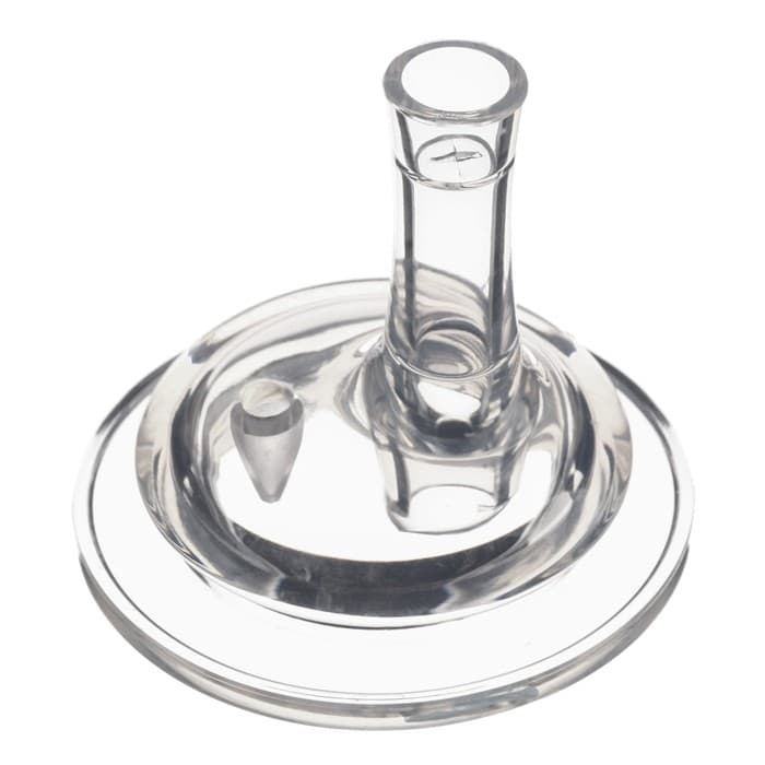 Соска на поильник M&B, антиколиковая, широкое горло Ø50 мм, мягкая трубочка, от 9 мес., быстрый поток