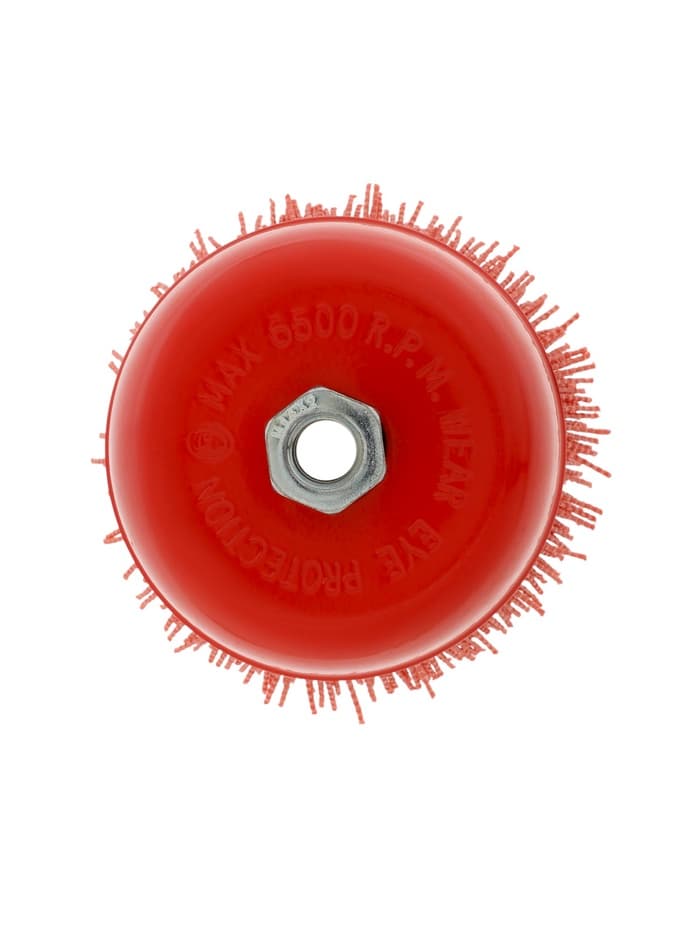 Щетка нейлоновая для УШМ ТУНДРА, «чашка», М14, 125 мм