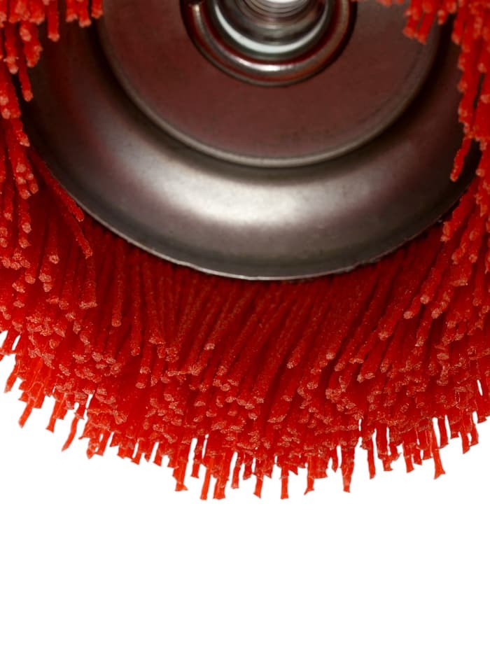 Щетка нейлоновая для УШМ ТУНДРА, «чашка», М14, 125 мм