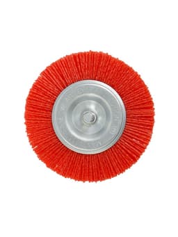 Щетка нейлоновая для дрели ТУНДРА, со шпилькой, плоская, 100 мм