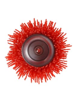 Щетка нейлоновая для дрели ТУНДРА, со шпилькой, «чашка», 75 мм