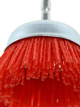 Щетка нейлоновая для дрели ТУНДРА, со шпилькой, «чашка», 75 мм