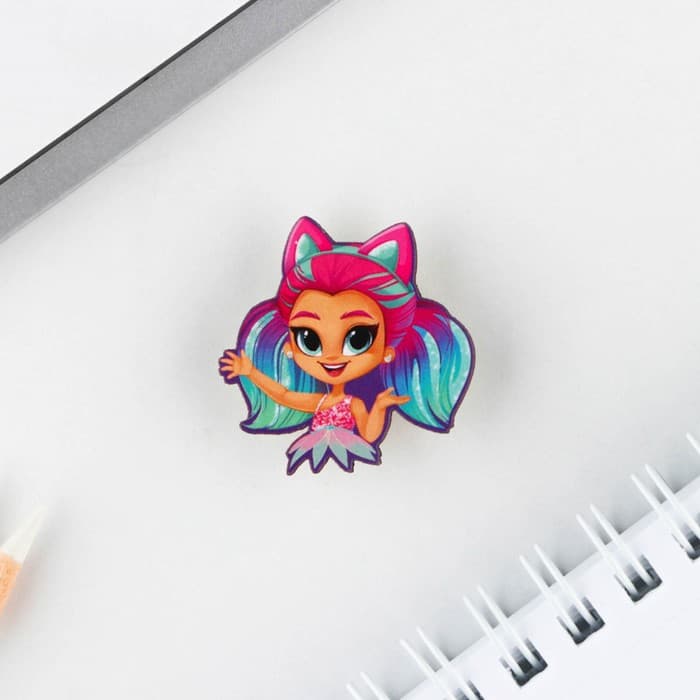 Значок с наклейками «Самой милой принцессе», 6.5 х 9 см