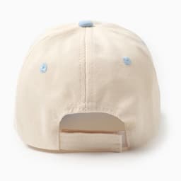 Кепка детская «Крошка Я», размер 46-48, бежевая, голубая