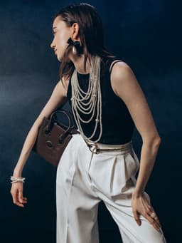 Бусы «Жемчуг» многоярусный 9 нитей, бусины №6, 14, цвет молочный в серебре, 70 см