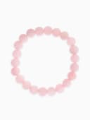 Браслет из бусин «Кварц», d=5.5 см, шар №8, розовый