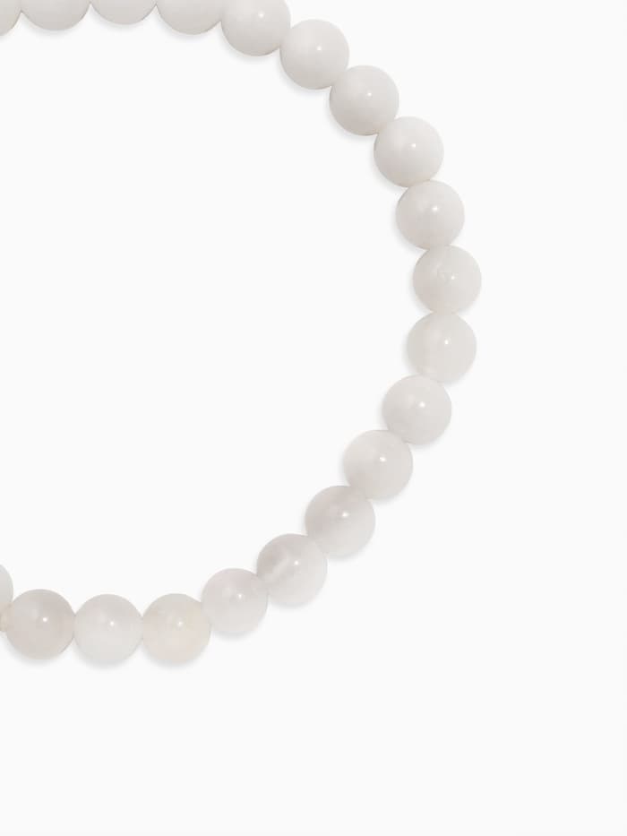 Набор браслетов из бусин «Кварц розовый и Аквамарин», 2 шт. шар №6