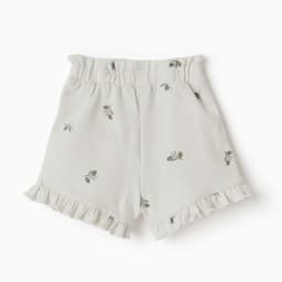Шорты с рюшами «Крошка Я» Я Olives, рост 62-68, молочные