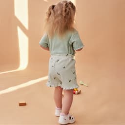 Шорты с рюшами «Крошка Я» Я Olives, рост 62-68, молочные