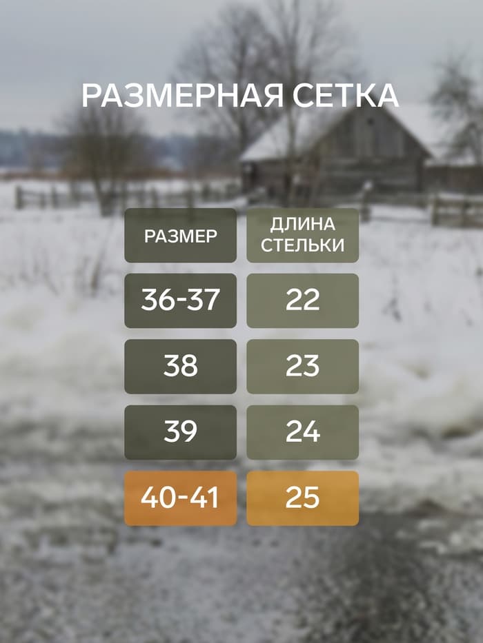 Сабо утепленные, размер 40-41, серые