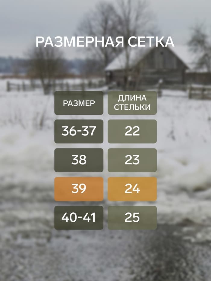 Сабо утепленные, размер 39, серые