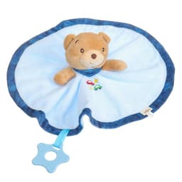 Комфортер - игрушка для сна новорожденных, M&B «Мишка», погремушка, голубой