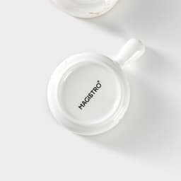 Кокотницы «Церера», набор 2 шт., d=7.5 см, 100 мл, фарфор, белые