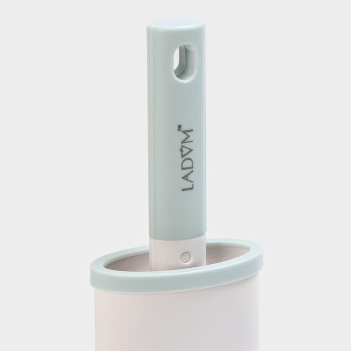 Щётка для одежды и мебели LaDо́m, для удаления шерсти и волос, 30×5.5×2 см, чехол 20×8.5×4.5 см