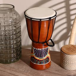 Сувенирный музыкальный инструмент «Барабан Джембе», 16×16×29.5 см