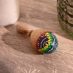 Сувенирный музыкальный инструмент «Маракас» 12×5×5 см МИКС цветов