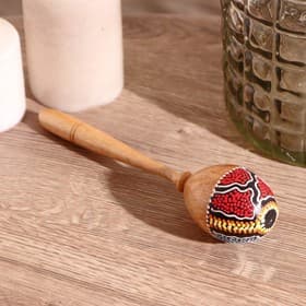 Сувенирный музыкальный инструмент «Маракас», 21×5×5 см, МИКС