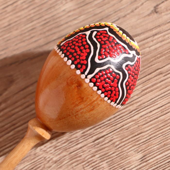 Сувенирный музыкальный инструмент «Маракас», 21×5×5 см, МИКС