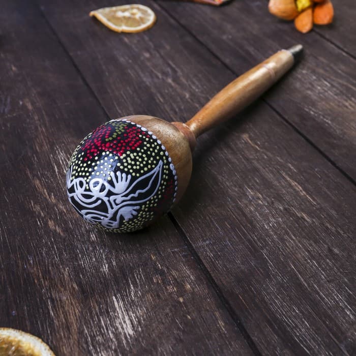 Сувенирный музыкальный инструмент «Маракас», 21×5×5 см, МИКС