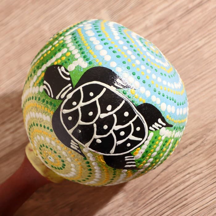 Сувенирный музыкальный инструмент «Маракас» 11×22×11 см МИКС цветов