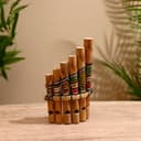Сувенирный музыкальный инструмент «Флейта Пана», 2×15×9 см, МИКС