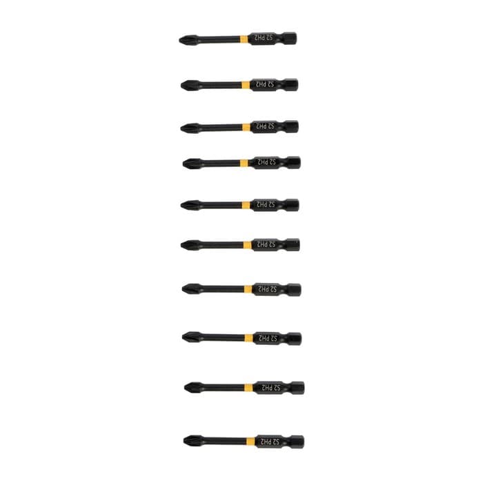 Бита ТУНДРА ПРОФИ, Torsion, сталь S2, PH2×65 мм, пластиковый кейс по 10 шт.