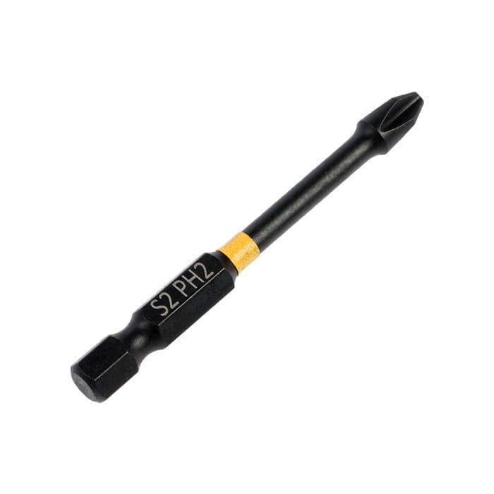 Бита ТУНДРА ПРОФИ, Torsion, сталь S2, PH2×65 мм, пластиковый кейс по 10 шт.