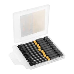 Бита ТУНДРА ПРОФИ, Torsion, сталь S2, PH2×65 мм, пластиковый кейс по 10 шт.