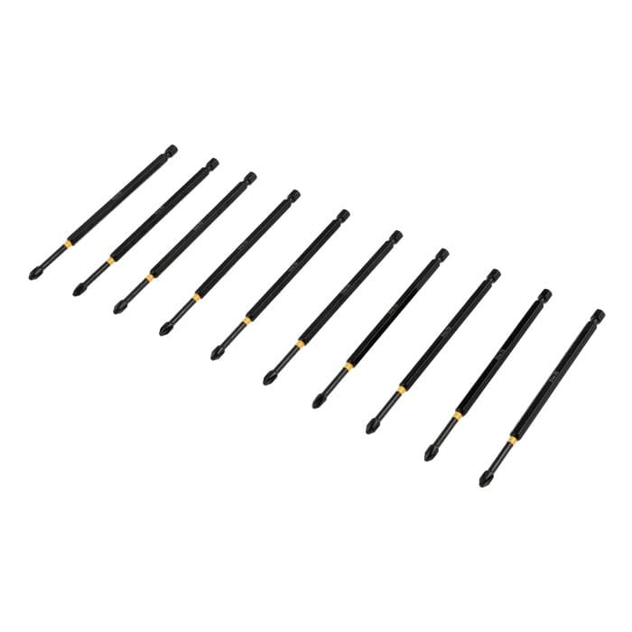 Бита ТУНДРА ПРОФИ, Torsion, сталь S2, PH2×150 мм, пластиковый кейс по 10 шт.