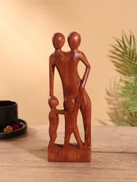 Сувенир «Семья», 10×3×30 см, дерево