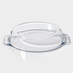 Форма для запекания из жаропрочного стекла с ручками Доляна «Лазанья», 400 мл, 20×11.5×4 см