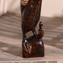 Сувенир «Утка с утёнком», 52×9×17 см, дерево