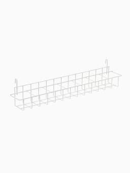 Корзина под семена на сетку 59×8.5×9 см, белая