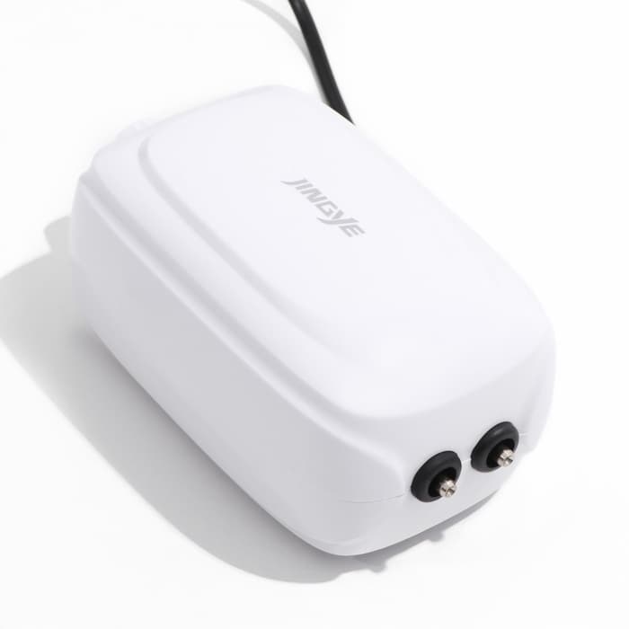 Компрессор воздушный JINGYE YE-823, бесшумный, с регулировкой мощности, 2×4.5 л/мин, 12 Вт