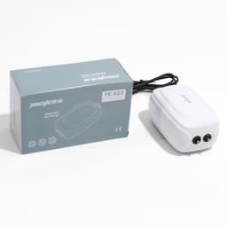 Компрессор воздушный JINGYE YE-823, бесшумный, с регулировкой мощности, 2×4.5 л/мин, 12 Вт