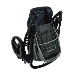 Коляска прогулочная детская MAXIMA (INDIGO), съемный бампер, зелёная