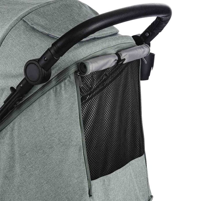 Коляска прогулочная детская MAXIMA (INDIGO), съемный бампер, зелёная