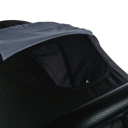 Коляска прогулочная детская MAXIMA (INDIGO), съемный бампер, чёрная